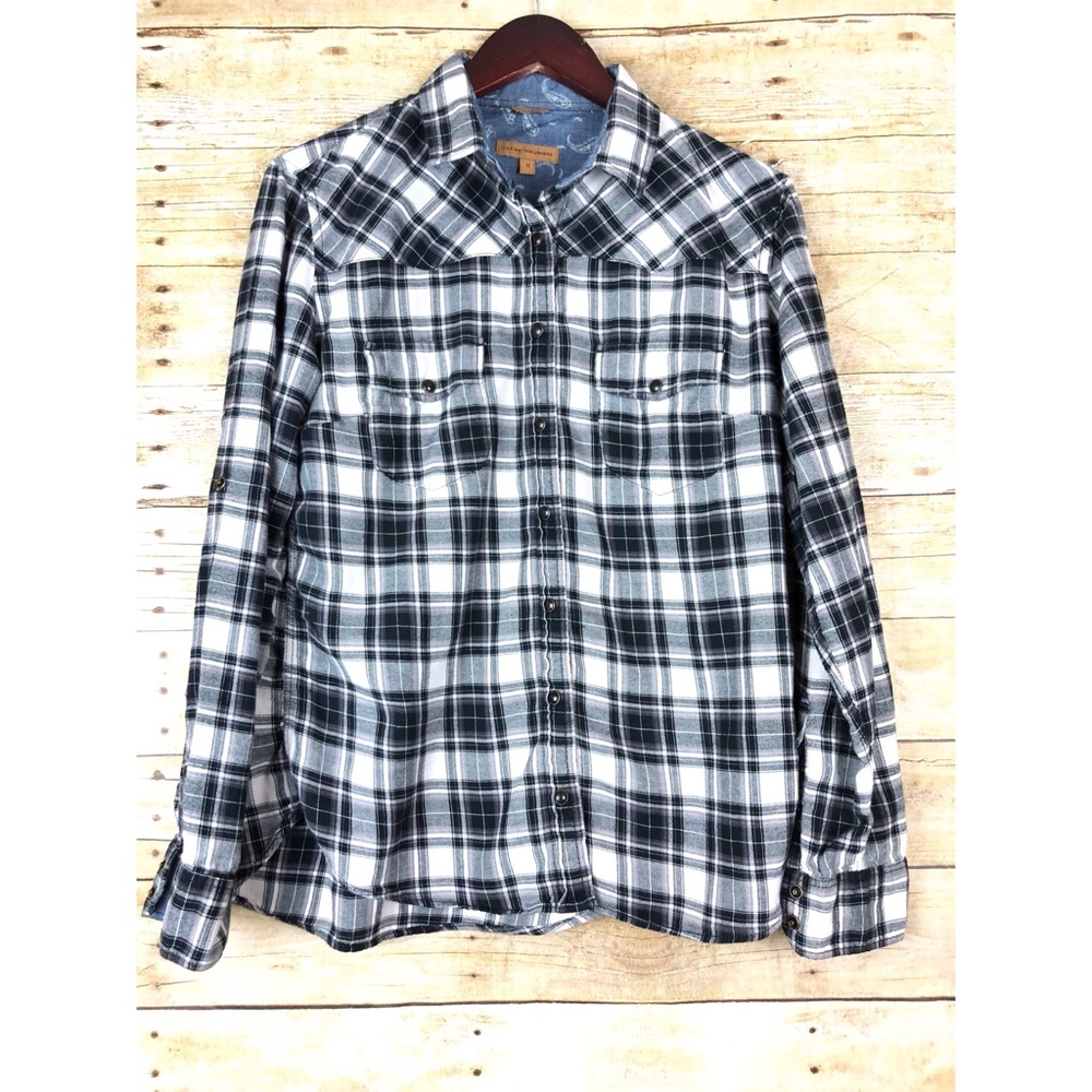 🔸Jachs Girlfriend Multicolor Button Down Flannel